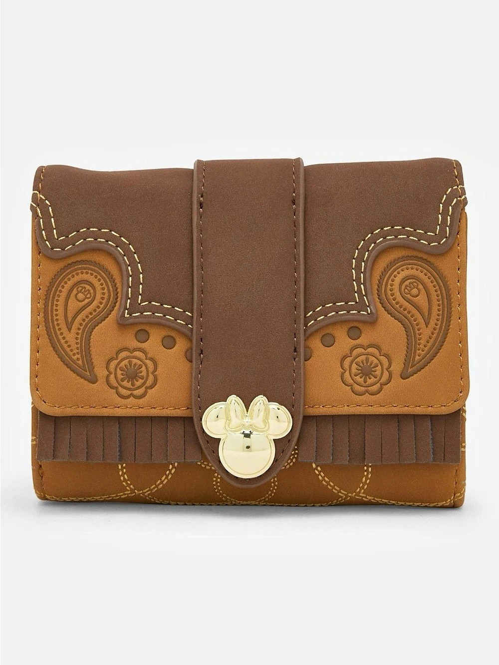 Disney Loungefly Disney wallet Brown Paisley Wallet